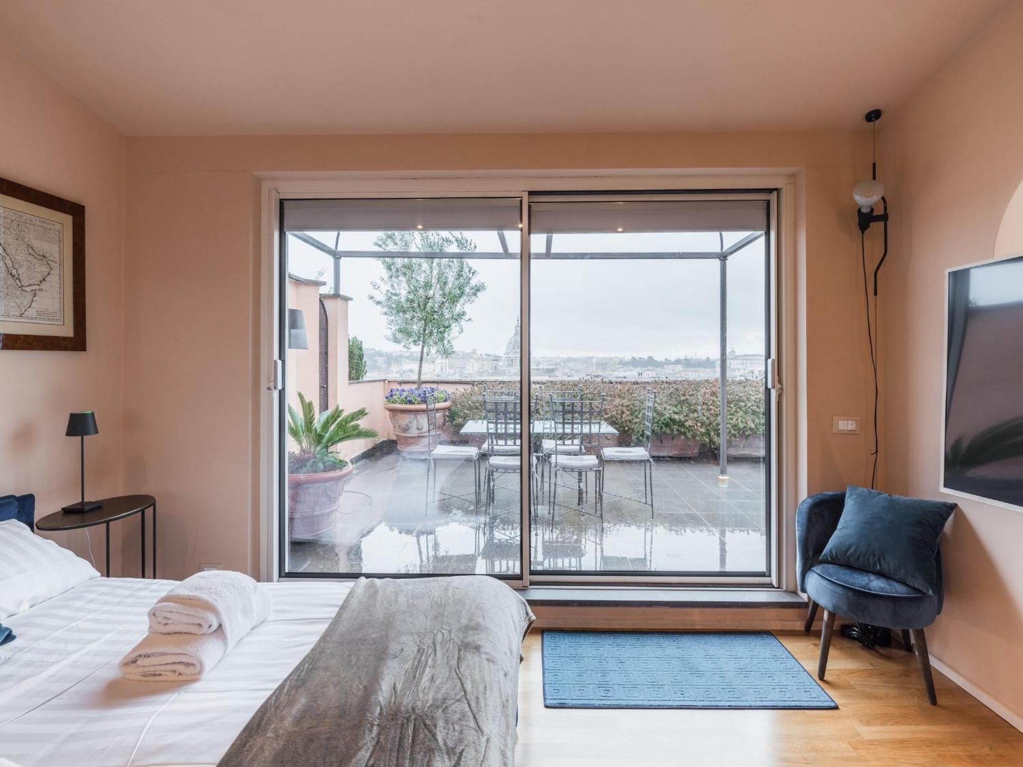 The Best Rent - Spacious Apartment With Terraces With Panoramic View Of Rom Eksteriør billede