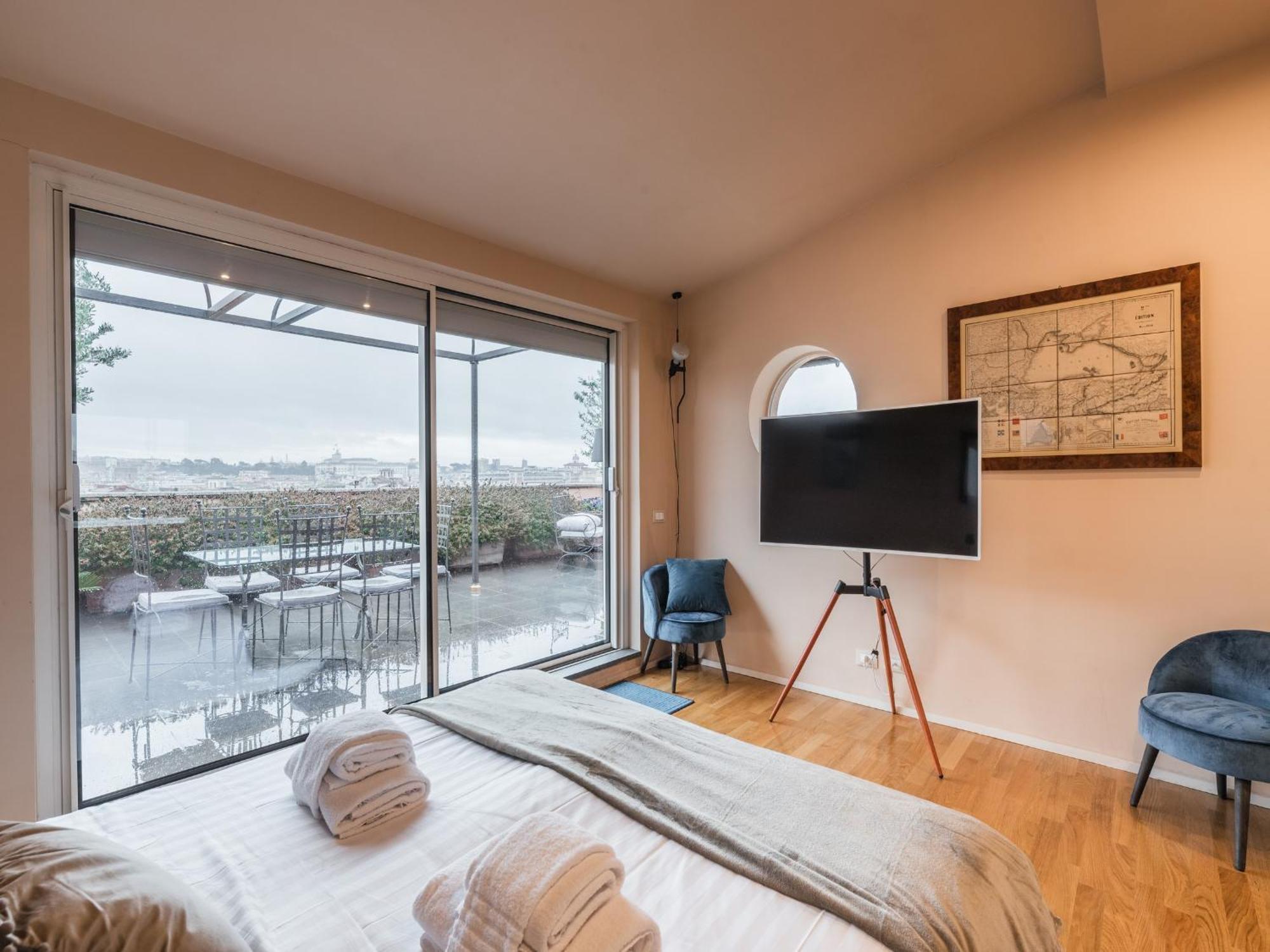 The Best Rent - Spacious Apartment With Terraces With Panoramic View Of Rom Eksteriør billede