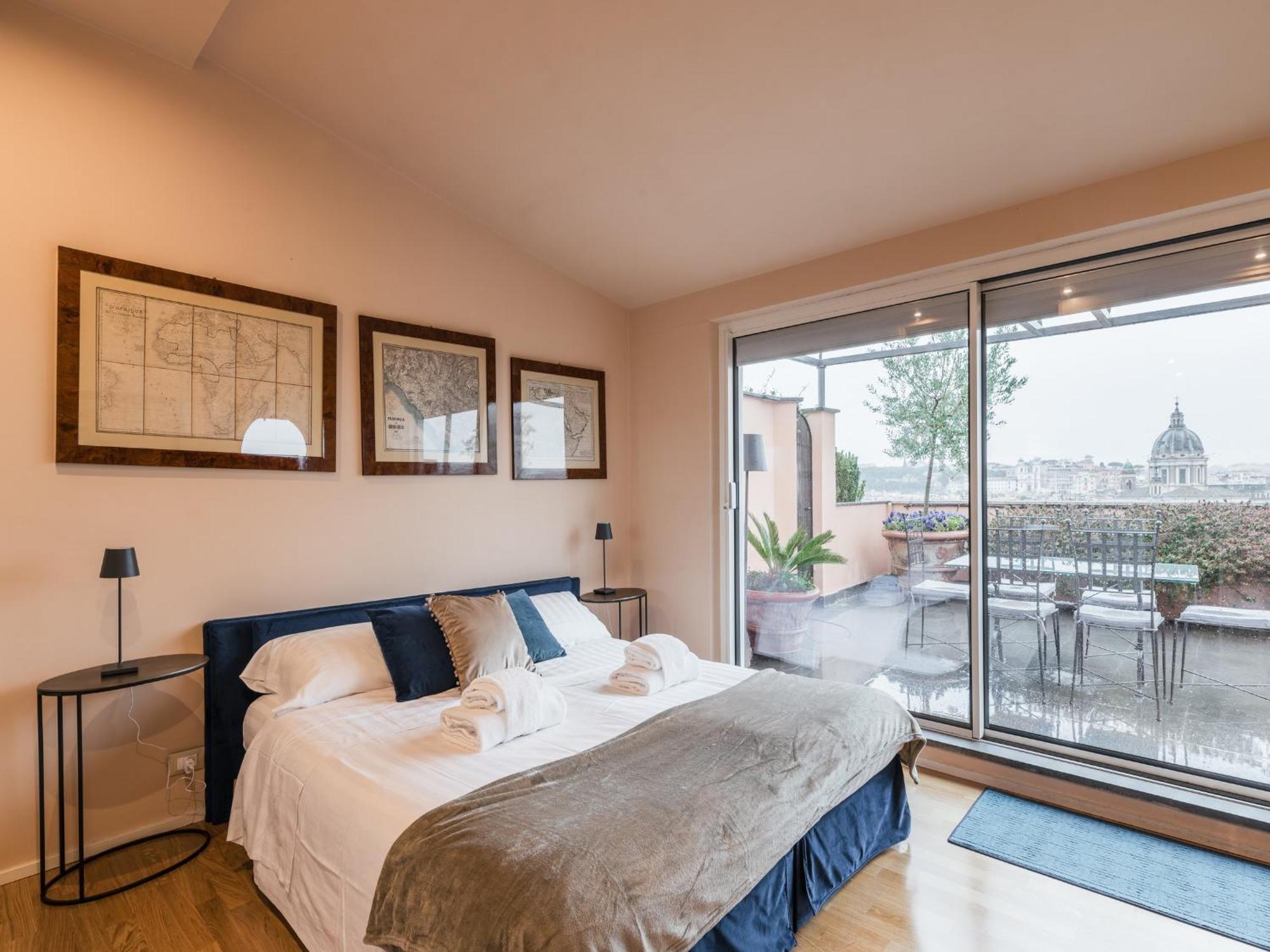 The Best Rent - Spacious Apartment With Terraces With Panoramic View Of Rom Eksteriør billede